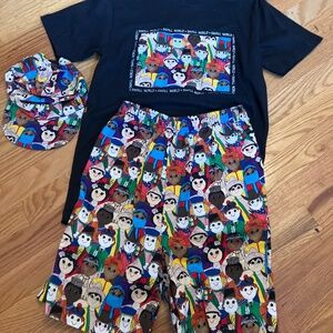 Three- Piece women’s short set. Totally adorable.